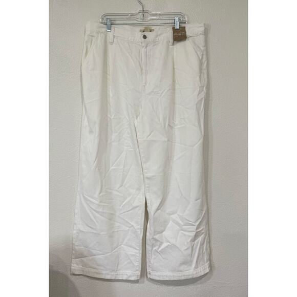 NWT Madewell The Harlow Wide Leg Jean Airy Denim Edition NO670 Size 33 - Picture 3 of 11